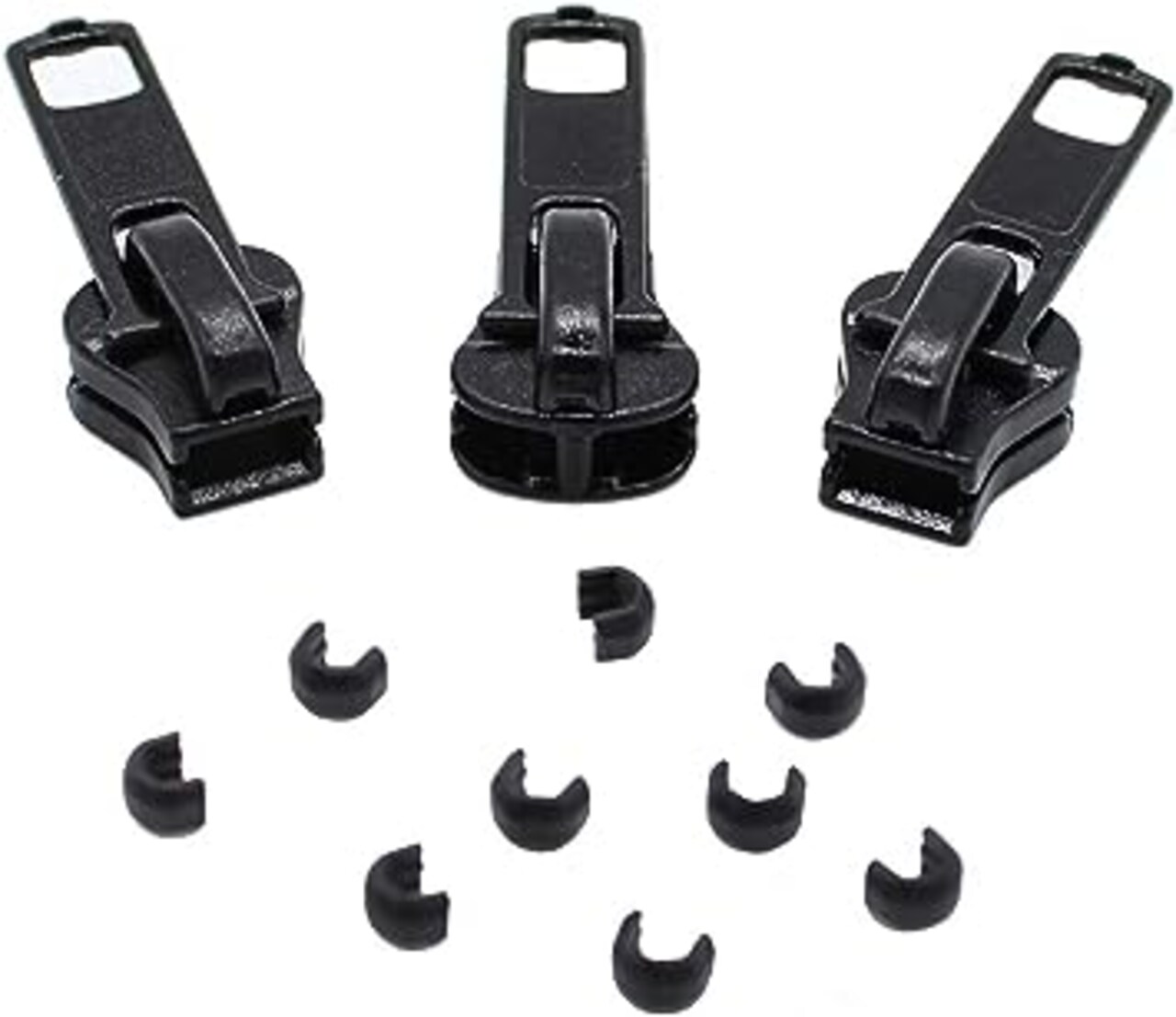 Zipper Repair Kit - #5 Vislon Auto Lock Sliders - 3 Universal Sliders and Stops Included - Made in The United States